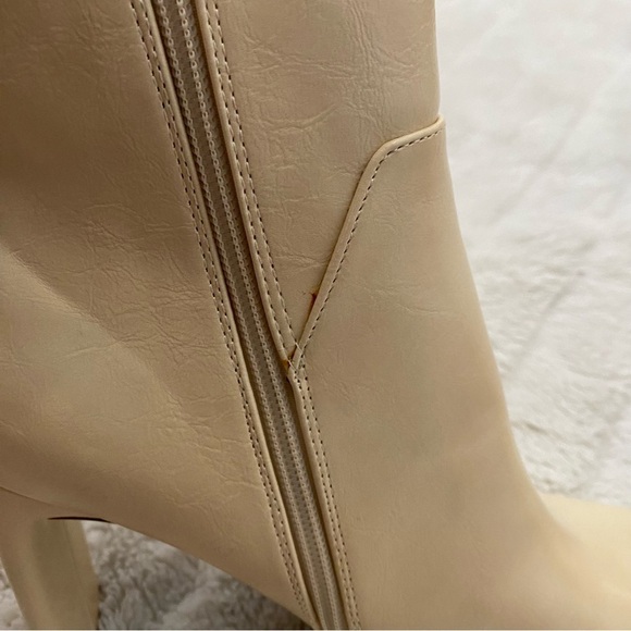 Asos Embassy Square Toe High Heeled Ankle Boots New Size 8 - Picture 11 of 16